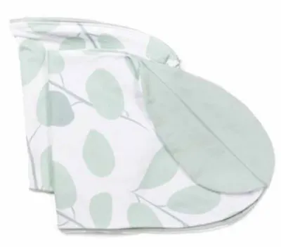 Husă pentru pernă de alăptare Doomoo - Buddy, Leaves Aqua Green