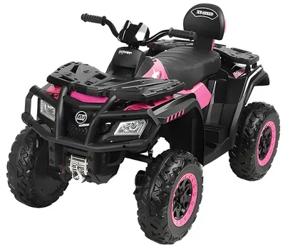 Jeep alimentat cu baterii Caretero Toyz - Quad Rush, roz