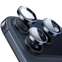 Folie de protectie Camera Spate ESR Armorite pentru Apple iPhone 17 Pro Max / 17 Pro / 16 Pro Max / 16 Pro, Sticla Securizata, Albastra