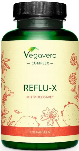 Reflu-X mit Mucosave, 120 capsule, Vegavero