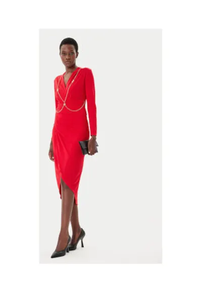 Rochie de cocktail - rosie - 95% poliester - 5% elastan