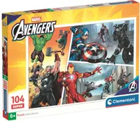 Puzzle pentru copii Clementoni - 104 piese Avengers