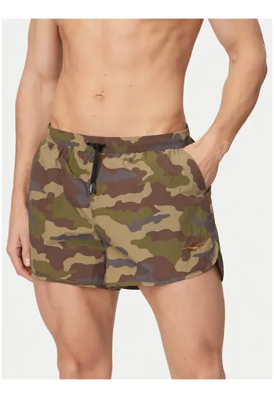 de baie barbati - camuflaj - poliamida - Verde