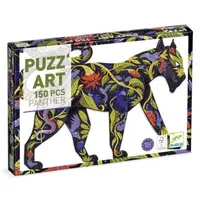 Puzzle Puzz Art Pantera neagra, Djeco