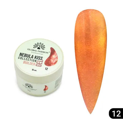 Gel pentru modelarea unghiilor 15 gr, Nebula Kiss Builder Gel 12 Engros