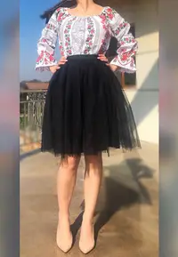 Fusta Traditionala cu tulle - Model 2