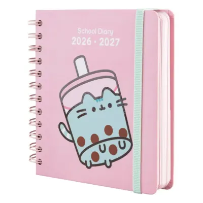 Agenda Pusheen 2026/2027 Day per Page 11 Months Academic Diary