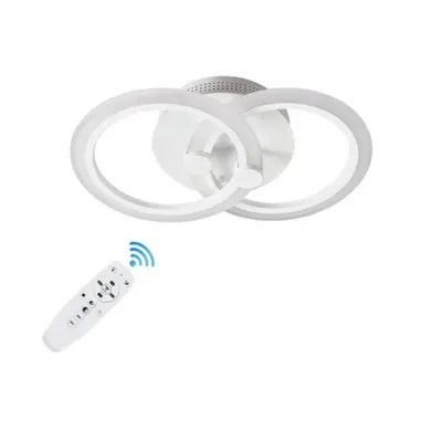 Lustra Led Cercuri 36w cu 2 Brate 3 Culori+ir 400mm X 100mm