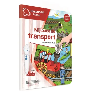 Raspundel Istetel - Carte cu autocolante Mijloace de transport