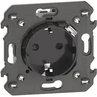 Priza electrica standard german, cu incarcator USB integrat Bticino Living Now KG4141USB, negru