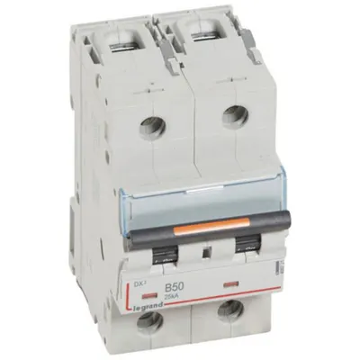 Disjunctor DX³-2P-230/400V~-50A-25kA-curba B - 3M