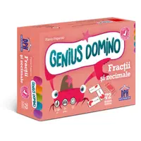 Genius domino: Fracții și zecimale - Board book - Flavio Fogarolo