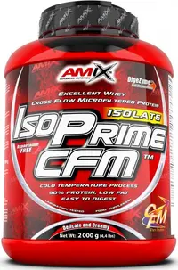 IsoPrime CFM Isolate, ciocolată dublă albă, 2 kg, Amix