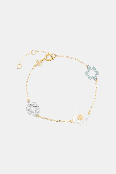 Tory Burch brățară pentru femei placată cu aur cristal ForgetMe