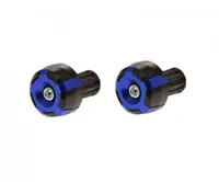 Set 2 capeti ghidon moto rotunzi, culoare negru albastru