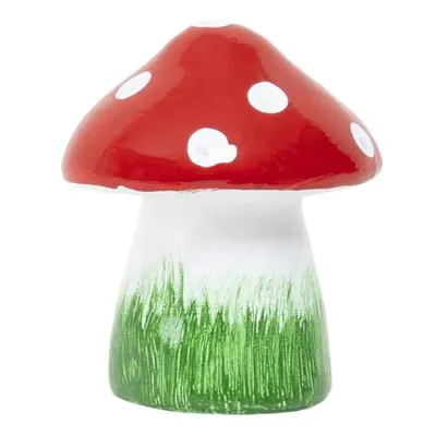 Ciuperca Decorativa Gradina, Mica, Latime 10 cm, Inaltime 14 cm, Ceramica