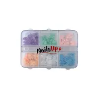 Decor Unghii NailsUp Cristale Floricele Colorate