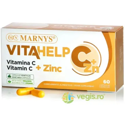 Vitamina C + Zinc 500mg 60cps