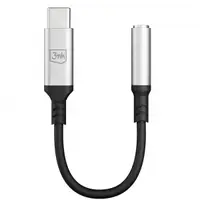 Adaptor Audio USB-C - 3.5mm 3MK, Argintiu