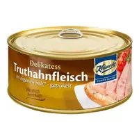 Delicatesa din Carne de Curcan in Suc Propriu, 300 g, Keunecke
