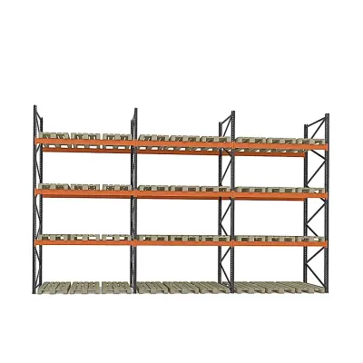 Raft pentru depozitare paleti 8460mm x Adancime 1100mm x Inaltime 4500mm, 3300kg/nivel/36 europaleti