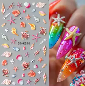 Stickere 5D pentru unghii – Sea Fantasy