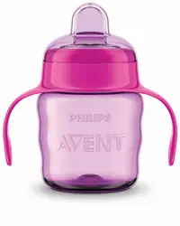Cana cu tetina de formare pentru +6 luni SCF551/03, 200 ml, Philips Avent
