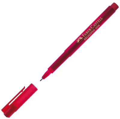 Liner Faber-Castell 1554 - Rosu, 0.8 mm