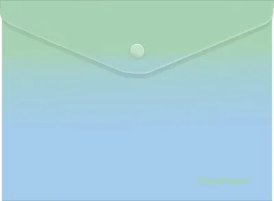 Mapă cu capsă Cool Pack Gradient Mojito – A4