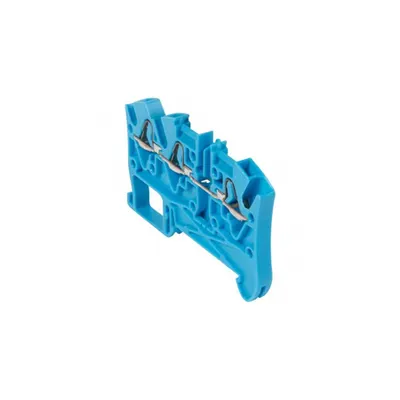 Clema sir Viking 3 - spring - 1 connect - 3 wires - pitch 5 - albastru