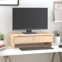 vidaXL Suport pentru monitor, 50x27x15 cm, lemn masiv de pin