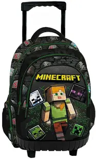 Ghiozdan cu roți Graffiti Minecraft - Street