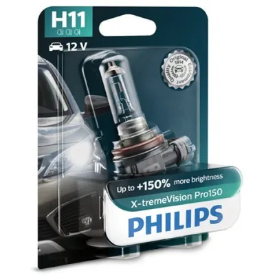 Bec auto halogen Philips X-Treme Vision Pro 150 H11 55W 12V