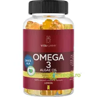 Omega 3 Jeleuri Vegane cu Aroma de Lamaie 60buc
