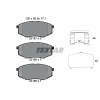 Set placute frana, frana disc TEXTAR 2518701