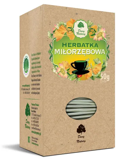 Ceai din plante cu ginkgo biloba, 25 plicuri, Dary Natury