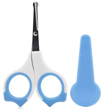 Foarfecă cu protecție Lorelli Baby Care - Albastră, new