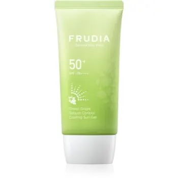 Frudia Sun Green Grape Sebum Control gel cu protectie solara hidratant pentru ten gras și mixt