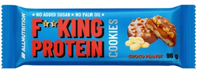 AllNutrition Fitking Protein Cookies, ciocolată și arahide, 96 g