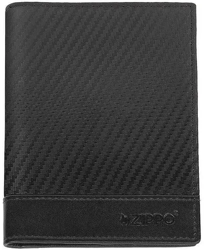 Portofel de călătorie Zippo Carbon - Protecție RFID, Negru