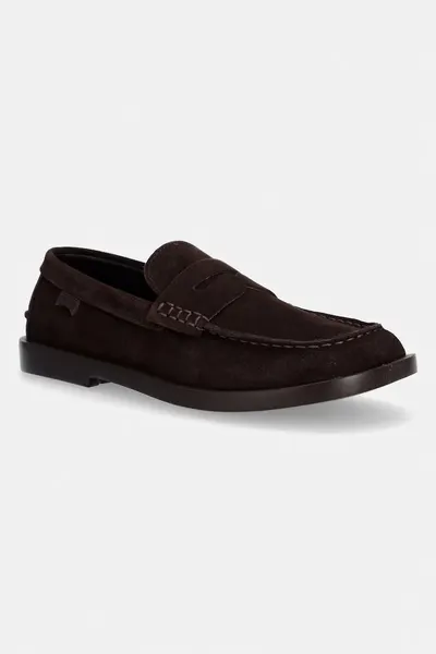 Camper mocasini din piele întoarsă Don