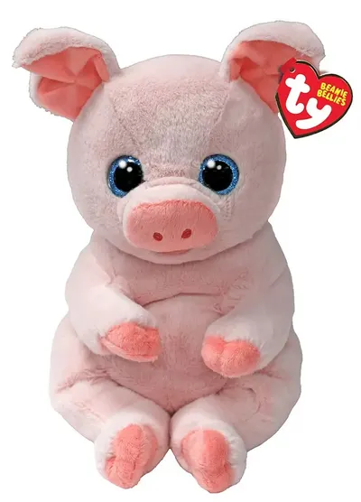 Jucărie de pluș TY Toys Beanie Bellies - Purcel Penelope, 24 cm