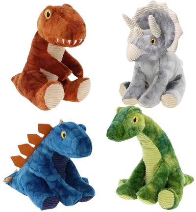 Jucărie de pluș Keel Toys Keeleco - Dinozaur, 12 cm, sortiment