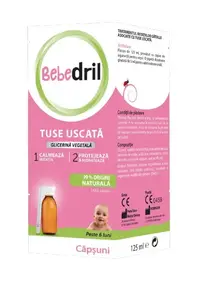 Sirop Bebedril pentru tuse uscata, 125 ml – Pierre Fabre Healthcare