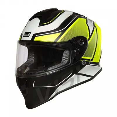 Casca moto integrala, Origine Dinamo Galaxy, culoare fluo galben negru mat, marime XL