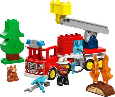 LEGO Duplo - Fire Truck with Hose and Firefighter (10473)