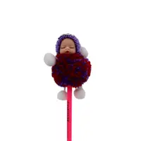 Creion figurina Bebelus mov 22 cm