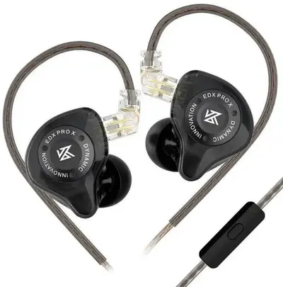 Căști cu microfon KZ – EDX Pro X, negre
