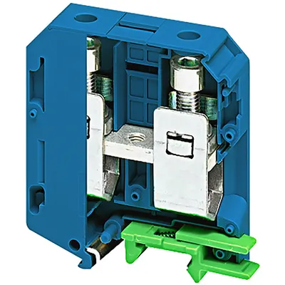 Bloc Terminal Cu Impamantare Linergy2.5Mm² 1Nivel 1X2 Conex. Cu ArcVerde-Galben