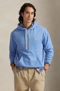 Polo Ralph Lauren hanorac cu glugă pentru bărbați cu bumbac